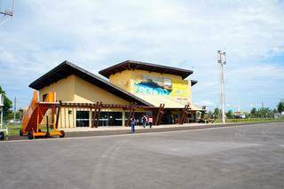 Fachada do Aeroporto Regional de Bonito, que recebeu investimentos em tecnologia que permite operar por instrumentos (Foto: Reprodução)