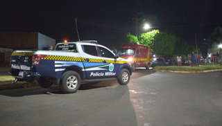 Crime aconteceu em bar, na Avenida Rio Grande do Norte, em Chapadão do Sul. (Foto: O Correio News)