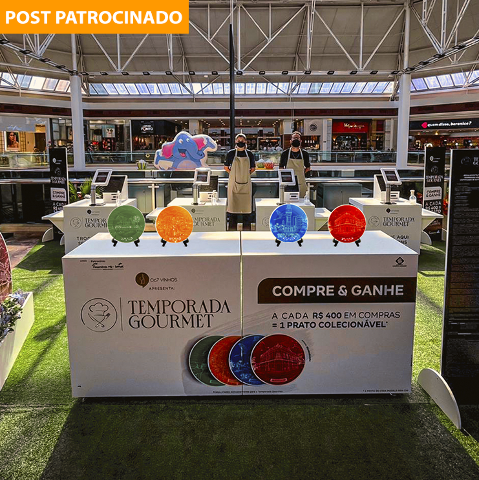 Shopping homenageia a Capital em pratos celebrativos colecionáveis