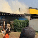 Restaurante é destruído por fogo no Carandá Bosque