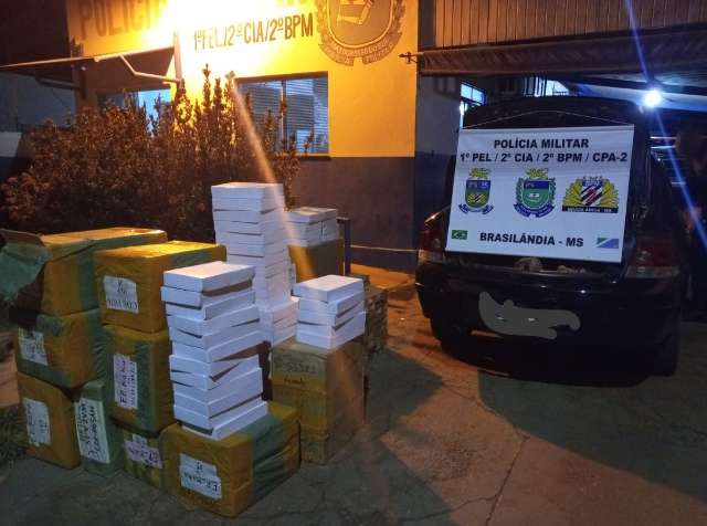 Ap&oacute;s fugir de abordagem, contrabandista &eacute; detido com carro cheio de &ldquo;muamba&rdquo;
