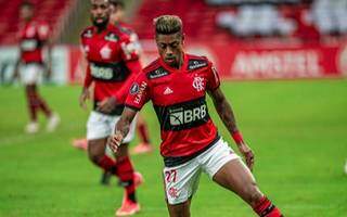 Bruno Henrique é um dos destaques do rubro-negro há várias temporadas; ele deve entrar em campo hoje (Foto: Marcelo Cortes/Divulgação/Flamengo)