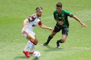 Flamengo fica no empate em 1 a 1 com o Am&eacute;rica Mineiro no Brasileir&atilde;o