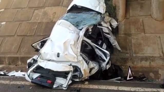 Morador de MS morre ap&oacute;s perder controle do carro e cair de viaduto em S&atilde;o Paulo