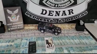 Parte do dinheiro furtado (R$ 47 mil) foi apreendido pela Polícia Civil (Foto: Divulgação)