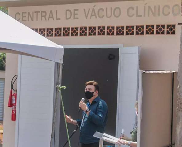 HU inaugura sistema de v&aacute;cuo para evitar infec&ccedil;&otilde;es hospitalares