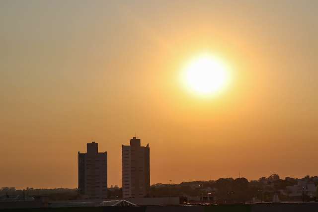 C&eacute;u amanhece azul, mas MS tem alerta de chuva com granizo 