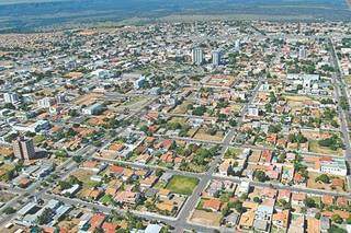 Vista aérea de Primavera do Leste. (Foto: Ascom - Prefeitura de Primavera do Leste)