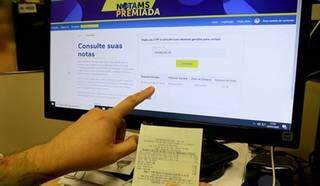 Sorteado pode conferir números na página do programa na internet (Foto: Divulgação)