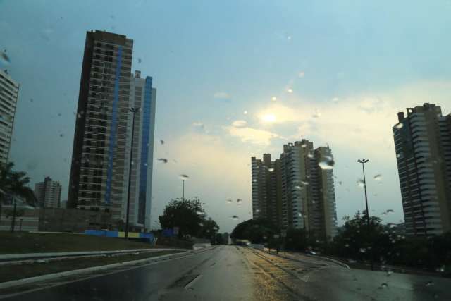 S&aacute;bado ser&aacute; de chuva na Capital, ventania e queda de granizo no sul de MS