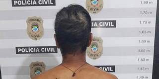 Condenado preso na delegacia de Corumbá. (Foto: Diário Corumbaense)