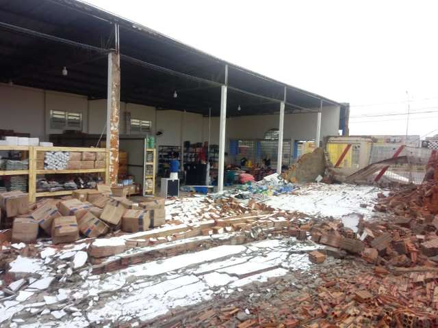 Chuva de granizo e vento forte causam destrui&ccedil;&atilde;o em Tr&ecirc;s Lagoas 