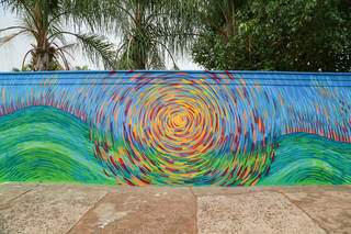 Grafites resgatam regionalismo com muito colorido. (Foto: Kísie Ainoã)