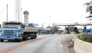 Pedágio na ponte que fica na BR-262 região de Morrinho, em Corumbá. (Foto: Divulgação)