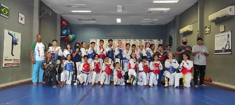 Promessas do Taekwondo de MS se preparam para Copa Regional Centro-Oeste