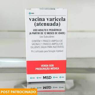 Vacina contra a catapora, aplicada na Vaccine Care. (Foto: Divulgação)