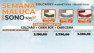 Último dia de Loucura Total! Colchão com massagem só R$ 999!