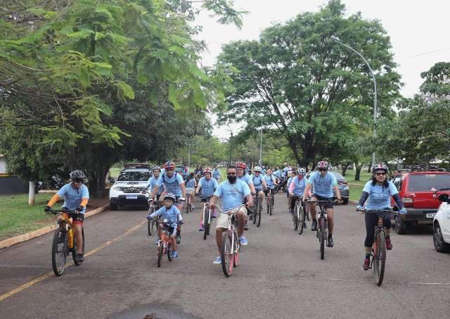 Passeio cicl&iacute;stico comemora orgulho do Aero Rancho e cria&ccedil;&atilde;o de MS