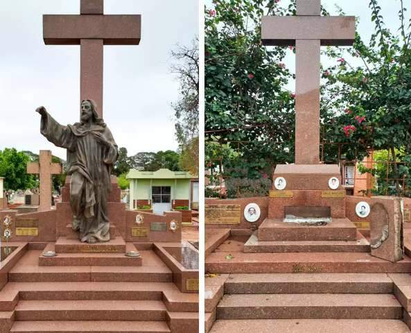 Sumi&ccedil;o de &quot;Cristo&quot; revela onda de furtos de est&aacute;tuas em cemit&eacute;rio