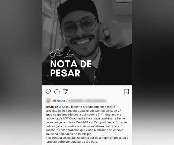 Secretaria divulga nota de pesar por morte de dentista v&iacute;tima de homofobia