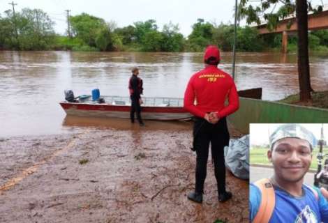 Após 5 dias, bombeiros encontram corpo de rapaz que se afogou no Rio Amambaí