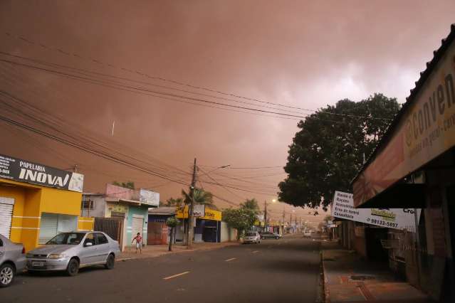 Tempestade de areia atingiu sete munic&iacute;pios de Mato Grosso do Sul