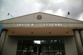 Sede da Justiça Federal, no Parque dos Poderes, em Campo Grande. (Foto: Marcos Maluf/Arquivo)