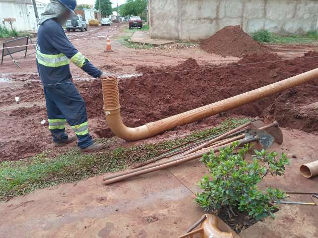 Falta d&#039;&aacute;gua afeta 26 bairros de Campo Grande devido ao temporal
