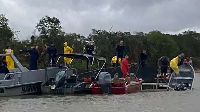 Corpos de tr&ecirc;s v&iacute;timas s&atilde;o encontrados ap&oacute;s naufr&aacute;gio no Rio Paraguai