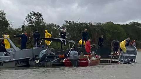 Corpos de três vítimas são encontrados após naufrágio no Rio Paraguai