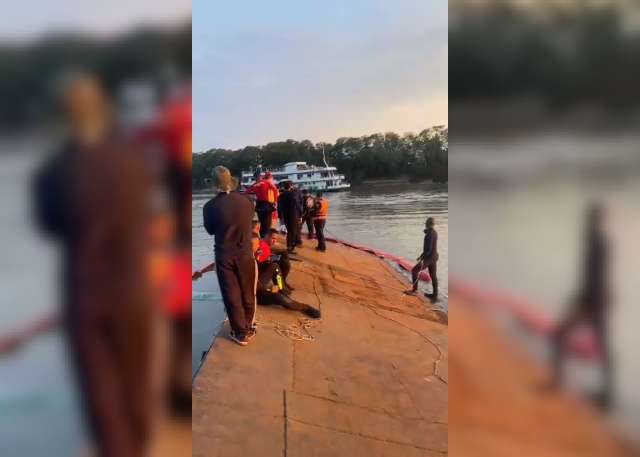 Bombeiros retomam buscas &agrave; 7&ordf; v&iacute;tima de naufr&aacute;gio no Rio Paraguai
