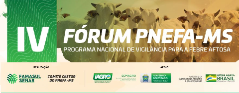 Comitê promove dia 21 evento sobre erradicação da aftosa em Mato Grosso do Sul