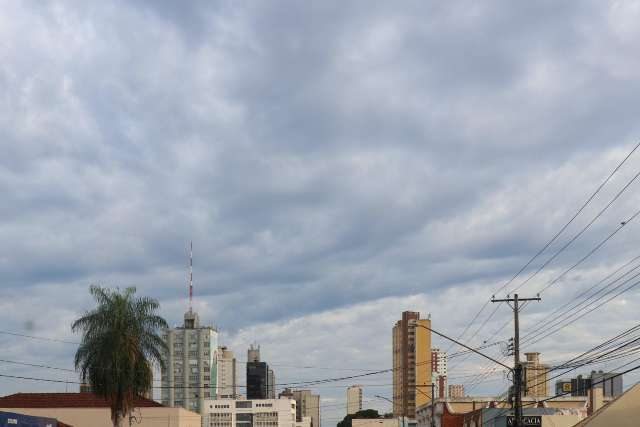 Com alerta de chuva intensa, m&aacute;xima &eacute; de 36&ordm;C hoje em MS