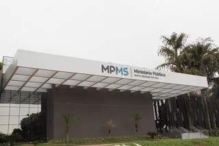 Sede do MPMS, no Parque dos Poderes, em Campo Grande. (Foto: Divulgação)