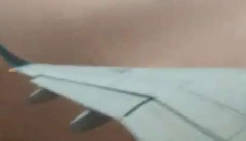 "Pesadelo" em avião na tempestade foi o vídeo mais visto
