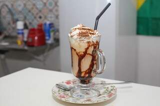 Frappuccino gelado tem toque especial de canela (Foto: Paulo Francis)