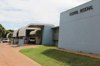 Fachada do Hospital Regional de Nova Andradina. (Foto: Arquivo)