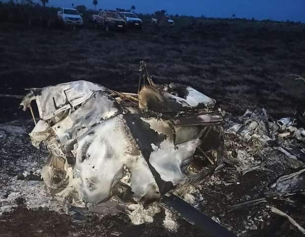 Helic&oacute;ptero cai em fazenda de MS no segundo acidente em 7 dias
