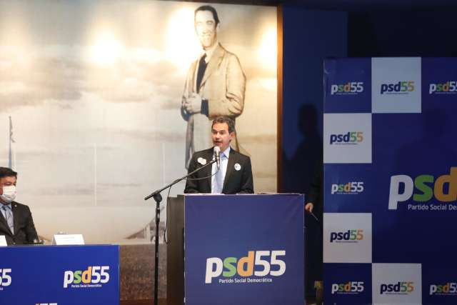 Com discurso de Marquinhos, PSD lan&ccedil;a Rodrigo Pacheco &agrave; presid&ecirc;ncia em 2022