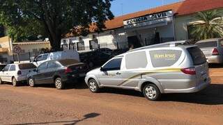 Delegacia da Polícia Civil, onde motorista de caminhão foi ouvido e liberado. (Foto: Olimar Gamarra)