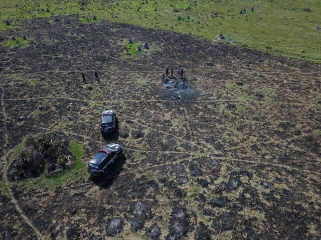 Queda de helic&oacute;ptero foi forjada e pol&iacute;cia apura resgate de ocupantes pelo ar