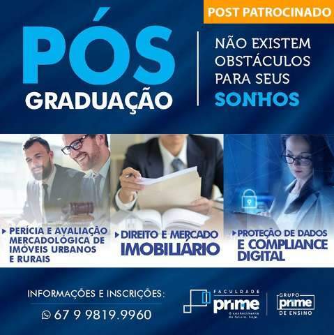 Faculdade Prime oferece duas pós em Direito inéditas em MS