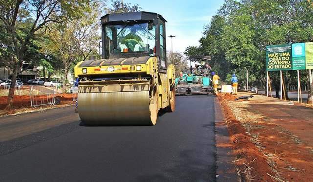 Em obras, Parque dos Poderes ter&aacute; via interditada por uma semana