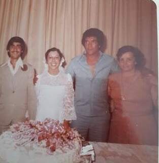 Luiz, Meridalva, Gonçalves e a esposa Beatriz. (Foto: Arquivo Pessoal)