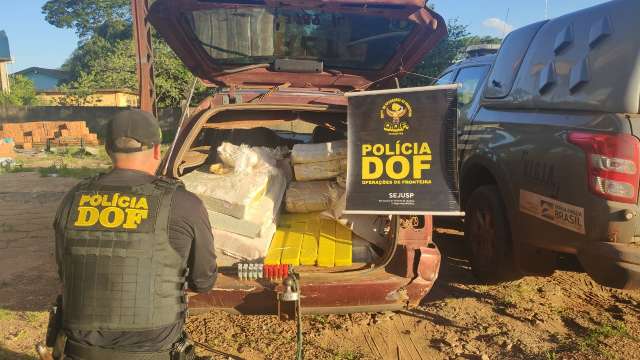 Traficante &eacute; preso em persegui&ccedil;&atilde;o com 235 quilos de maconha e muni&ccedil;&otilde;es 