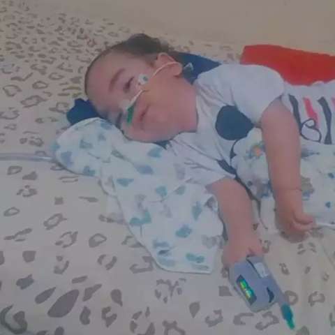 Menos de um m&ecirc;s ap&oacute;s ir para casa, pequeno Davi n&atilde;o resiste