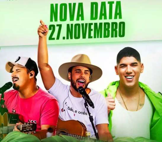 Show de Z&eacute; Vaqueiro j&aacute; tem nova data em Campo Grande 