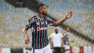 David Braz comemora gol do Fluminense sobre o Sport na rodada passada. (Foto: Divulgação)