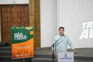 Secretário de Assistencia Social de Campo Grande, José Mário Antunes da Silva. (Foto: Paulo Francis)