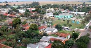 Vista aérea de Tacuru. (Foto: Divulgação)